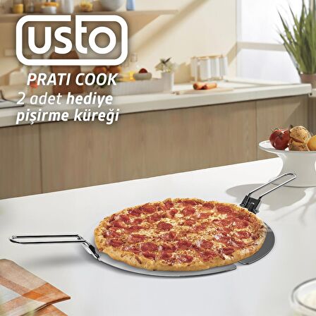 USTO 2855 Prati Cook Çok Amaçlı Pişirici Kırmızı