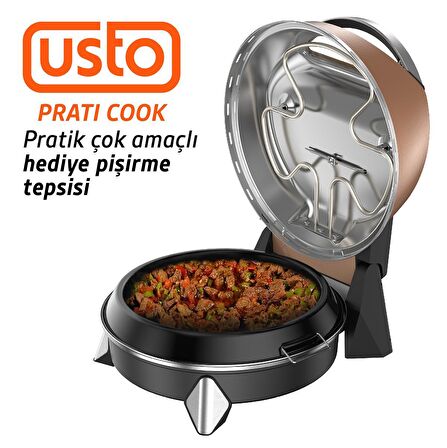 USTO 2860 Prati Cook Çok Amaçlı Pişirici Bronz