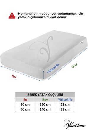 %100 Pamuklu, Sıvı Geçirmez Bebek Ve Çocuk Yatak Koruyucu Alezi, Park Beşik Yatak Koruyucu Alez