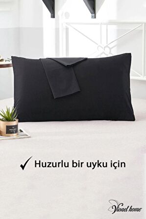 Pamuklu 2'li Yastık Kılıfı 50x70 Cm Düz