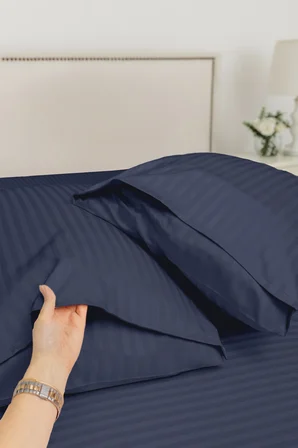 Tek Kişilik %100 Pamuk Saten Nevresim Seti | Premium Seri | 8 Renk Seçeneği (160x220)