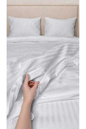 Çift Kişilik %100 Pamuk Saten Nevresim Seti | Premium Seri | 8 Renk Seçeneği (200x220)