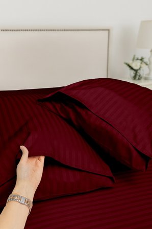 Çift Kişilik %100 Pamuk Saten Nevresim Seti | Premium Seri | 8 Renk Seçeneği (200x220)