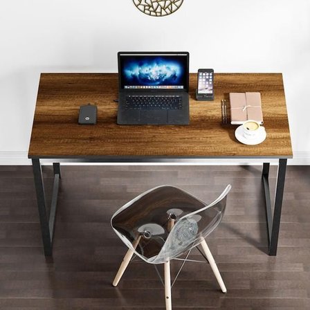 Ceramical 120 cm Çalışma Masası - Barok Ceviz
