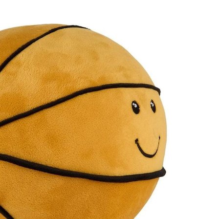 Evidea Soft Basket Topu Figürlü Yastık - Turuncu - 32x32 cm