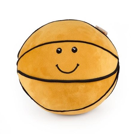 Evidea Soft Basket Topu Figürlü Yastık - Turuncu - 32x32 cm