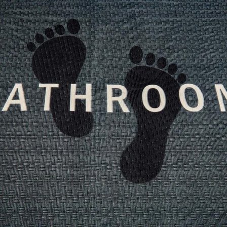 Evidea Soft Bathroom Dikdörtgen Sihirli Banyo Paspası - Antrasit - 50x70 cm