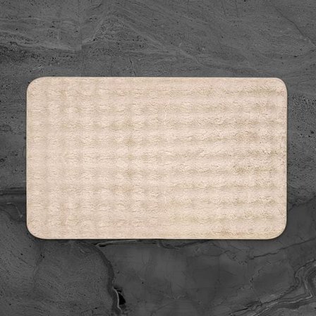 Evidea Soft Artos 2'li Banyo Paspası - Bej - 60x100 cm + 50x60 cm