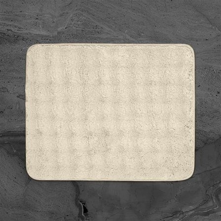 Evidea Soft Artos 2'li Banyo Paspası - Beyaz - 60x100 cm + 50x60 cm
