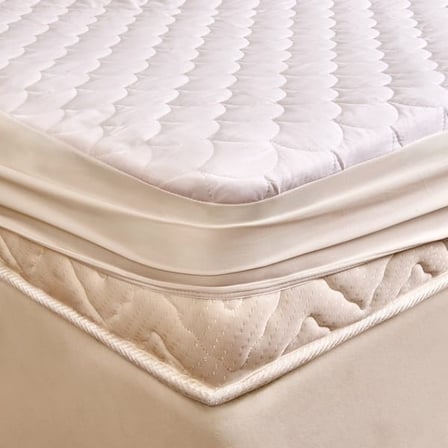 Evidea Soft Dalga Kapitoneli Fitted Çift Kişilik Alez - Beyaz - 160x200 cm