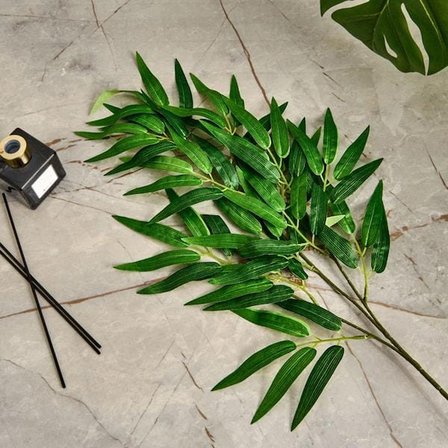 Evidea Deco Yapay Bamboo Yaprağı - Yeşil - 64 cm