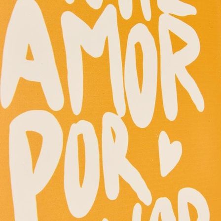 Evidea Deco More Amor Por Favor Pano - Sarı - 30x40 cm