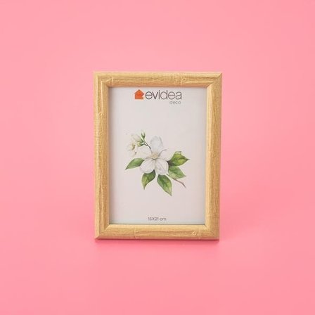 Evidea Deco Natürel Çerçeve - Açık Kahverengi - 15x21 cm