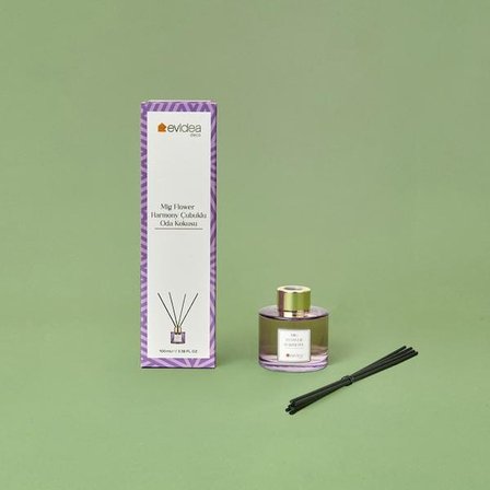 Evidea Deco Mig Flower Harmony Çubuklu Oda Kokusu - Mor - 100 ml