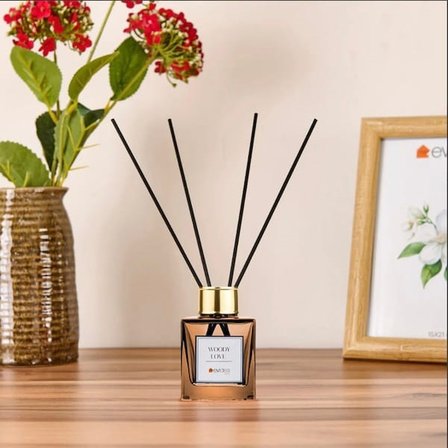 Evidea Deco Woody Love Çubuklu Oda Kokusu - Kahverengi - 100 ml