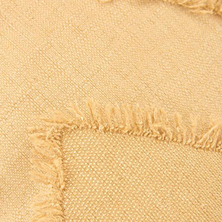 Evidea Soft Ros Kırlent - Hardal - 45x45 cm