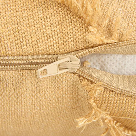 Evidea Soft Ros Kırlent - Hardal - 45x45 cm