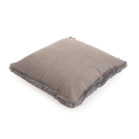 Evidea Soft Post Kırlent - Antrasit - 45x45 cm