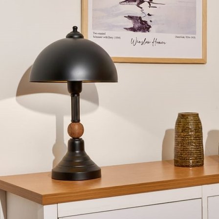 Evidea Lighting Walford Abajur - Siyah