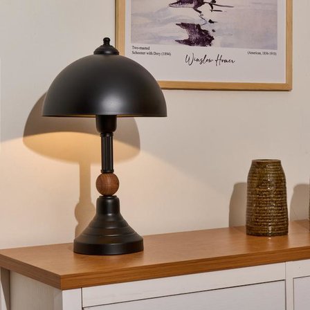 Evidea Lighting Walford Abajur - Siyah
