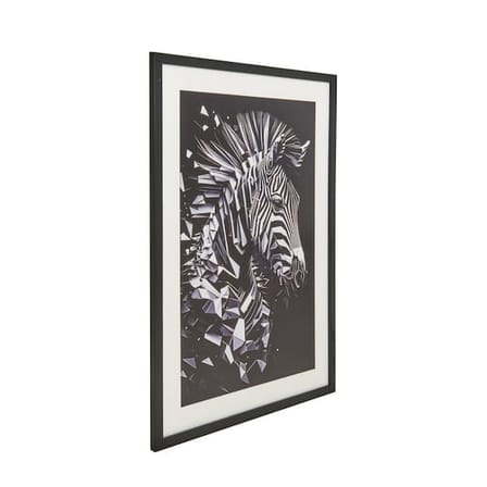 Evidea Deco Zebra Tablo - Siyah - 50x70 cm