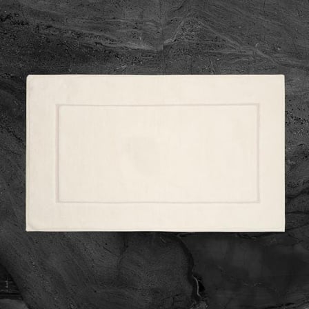 Evidea Soft Pete 2'li Banyo Paspası - Beyaz - 60x100 cm + 50x60 cm