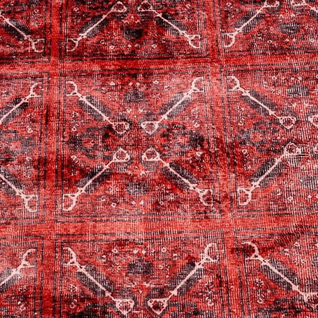 Evidea Soft Farah Makine Halısı - Kırmızı - 160x230 cm