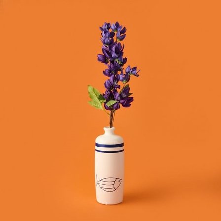 Evidea Deco Enkianthus Yapay Çiçek - Mor - 87 cm