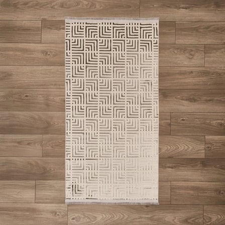 Evidea Soft Silva Halı - Gri - 80x150 cm