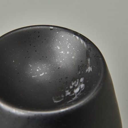 Evidea Deco Enyo Seramik Buhurdanlık - Mat Siyah - 11 cm