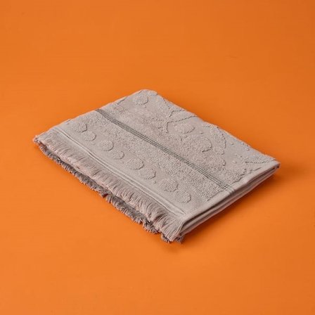 Evidea Soft Zeleno Yüz Havlusu - Gri - 50x70 cm