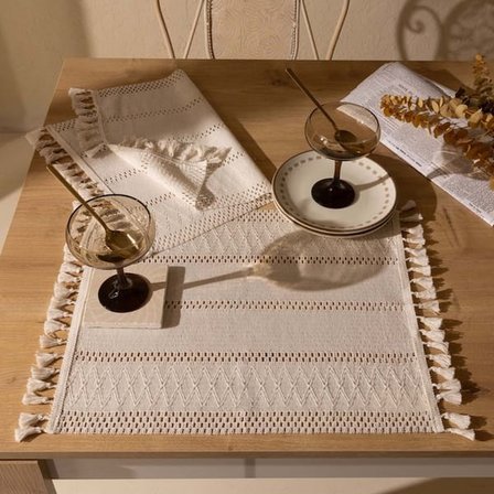 Evidea Soft Castel 2'li Amerikan Servis - Beyaz - 30x55 cm