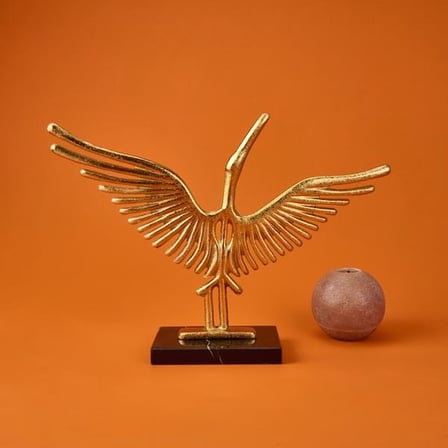 Evidea Deco Uccello Dekor - Gold - 30 cm