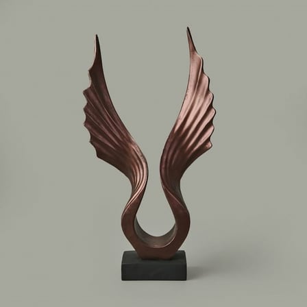 Evidea Deco Wings Dekor - Kahverengi - 40,5 cm