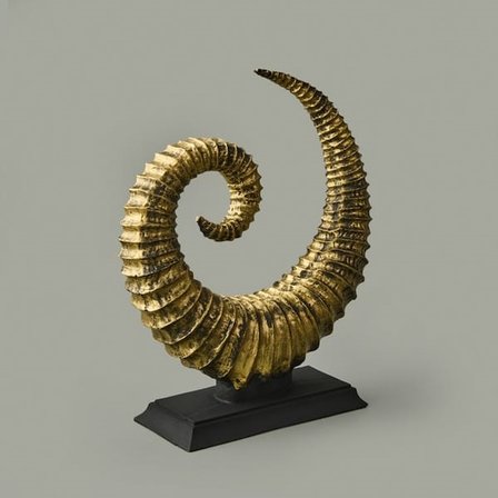 Evidea Deco Coquillage Dekor - Gold - 33 cm