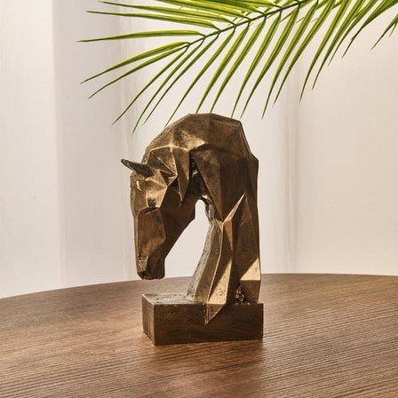Evidea Deco Horse Dekor - Gold - 19 cm