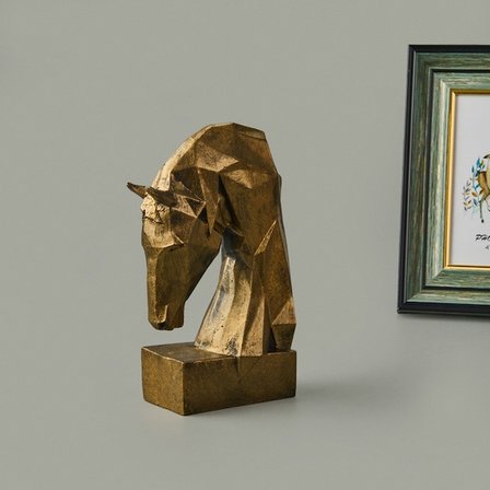 Evidea Deco Horse Dekor - Gold - 19 cm