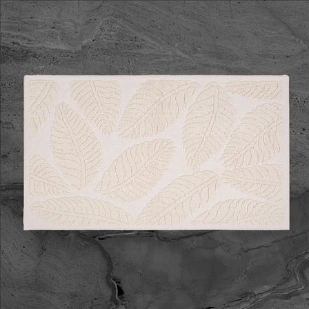 Evidea Soft Big Barg 2'li Banyo Paspası - Ekru - 60x100 cm + 50x60 cm