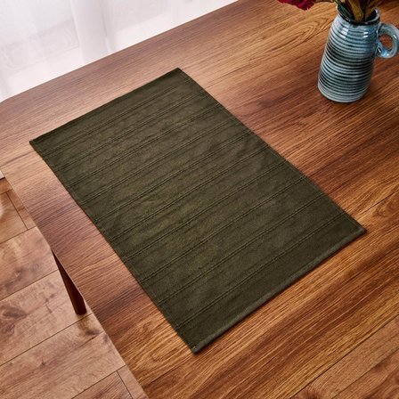 Evidea Soft Breeze 2'li Amerikan Servis - Haki - 30x50 cm