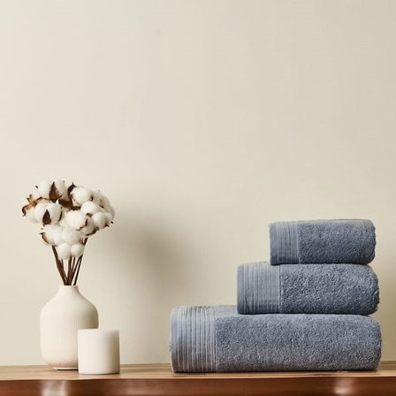 Evidea Soft Premium Banyo Havlusu - Mavi - 70x140 cm