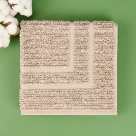 Evidea Soft Premium Ayak Havlusu - Bej - 50x70 cm