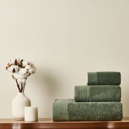 Evidea Soft Premium Banyo Havlusu - Haki - 70x140 cm
