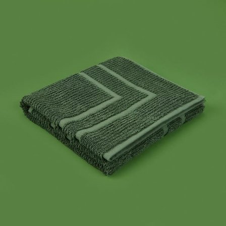 Evidea Soft Premium Ayak Havlusu - Haki - 50x70 cm