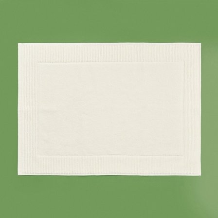 Evidea Soft Bordürlü Premium Ayak Havlusu - Ekru - 50x70 cm