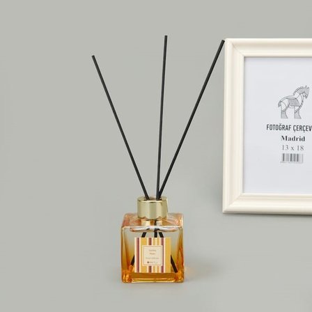 Evidea Deco Earthy Hues Çubuklu Oda Kokusu - Kahverengi - 100 ml
