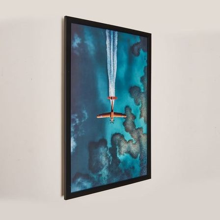 Evidea Deco Plain Tablo - Mavi - 40x60 cm