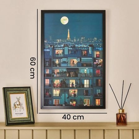 Evidea Deco Voisins Tablo - Mavi - 40x60 cm