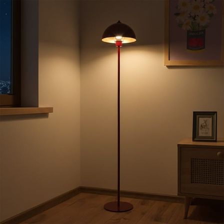Evidea Lighting Metal Lambader - Bordo