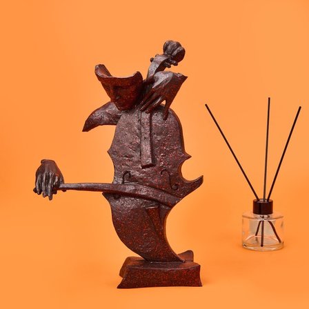Evidea Deco Violoncelista Dekor - Antik - 32 cm