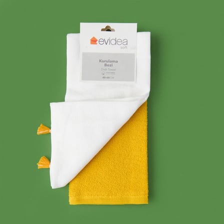 Evidea Soft Flo 2'li Mutfak Havlusu - Renkli - 40x60 cm